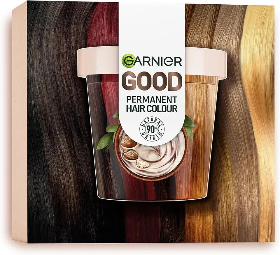 Garnier GOOD Colorazione Permanente, Kit Premium, Tinta Permanente, Per un Colore Intenso e Brillante, Fino a 8 Settimane, Senza Ammoniaca, Colore: 4.0 Castano Cioccolato