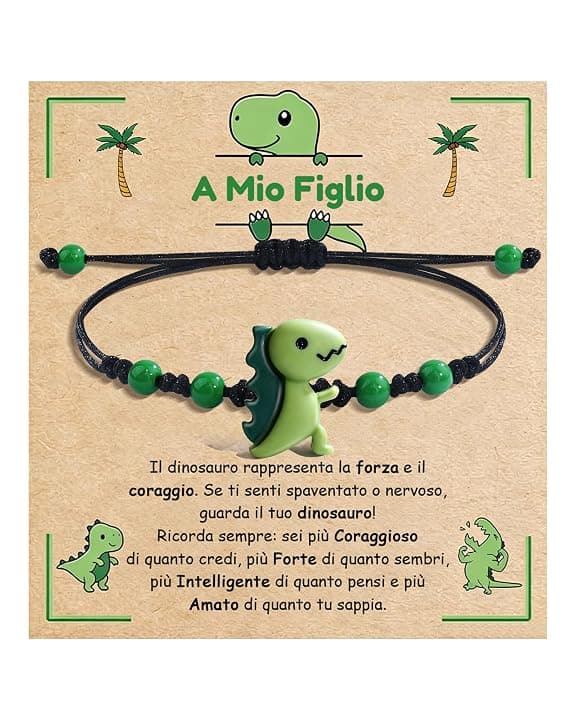 Cheerslife Bracciale Figlio Regalo per Figli di Mamma e Papà A Mio Figlio