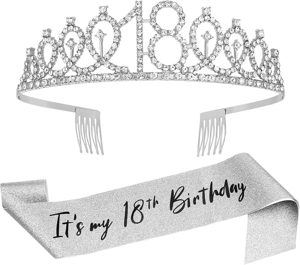 Bohoman 18° compleanno corona ragazza compleanno festone festone compleanno "It's my 18th Birthday" fascia e tiara per ragazze 18° compleanno regali feste decorazioni