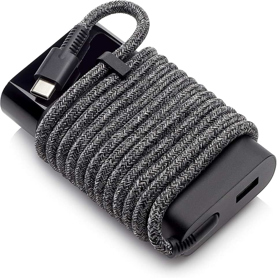HP USB-C 65W Caricabatterie, Spina Italia, Alimentatore Universale 5-20V, Compatibile con laptop HP OmniBook e altri dispositivi dotati di porta USB Type-C (PD), Ricarica Rapida, Compatto, Nero