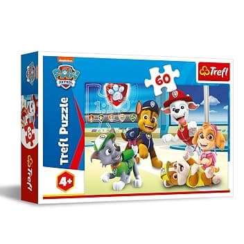 Trefl - Paw Patrol, nel Mondo dei Cuccioli - Puzzle 60 Tessere - Puzzle Colorati con Personaggi delle Fiabe, Intrattenimento Creativo, Gioco per Bambini a Partire dai 4 Anni