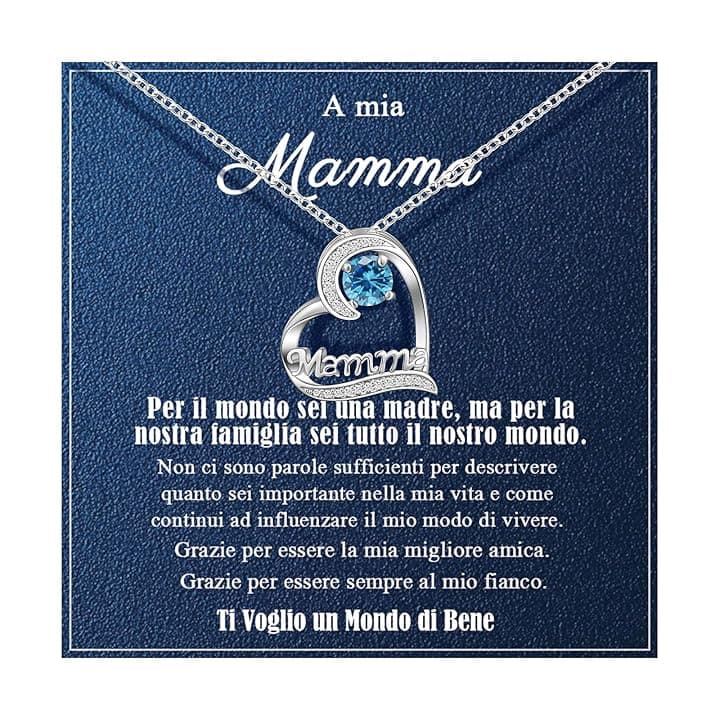 VGWON Collana per Festa della Mamma, Regalo per Mamma, Gioielli per Natale e Compleanno per Mamma
