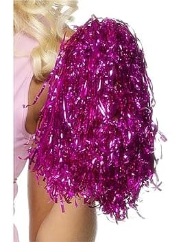 Smiffy's Pom Pom Metallic Pink Costume Accessory
