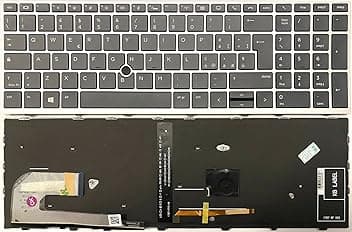 Tastiera Italiana per HP Elitebook 850 G5 850 G6 RETROILLUMINATA E TRACKPAD Frame Silver