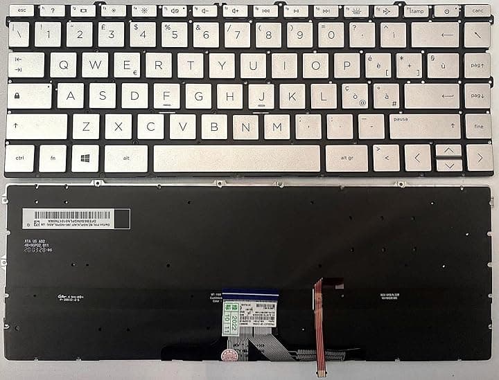 Tastiera Italiana Retroilluminata per HP Pavilion X360 14-DW 14-DV 14M-DW 14-DY 15-ER 14-DW0