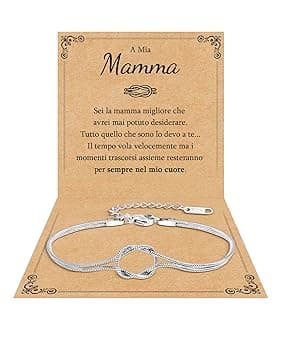 Cheerslife Regalo per Amica/Sorella/Mamma/Figlia Braccialetti Amicizia Bracciale Amicizia Donna Regalo Donna Compleanno Laurea Natale Festa della Madre