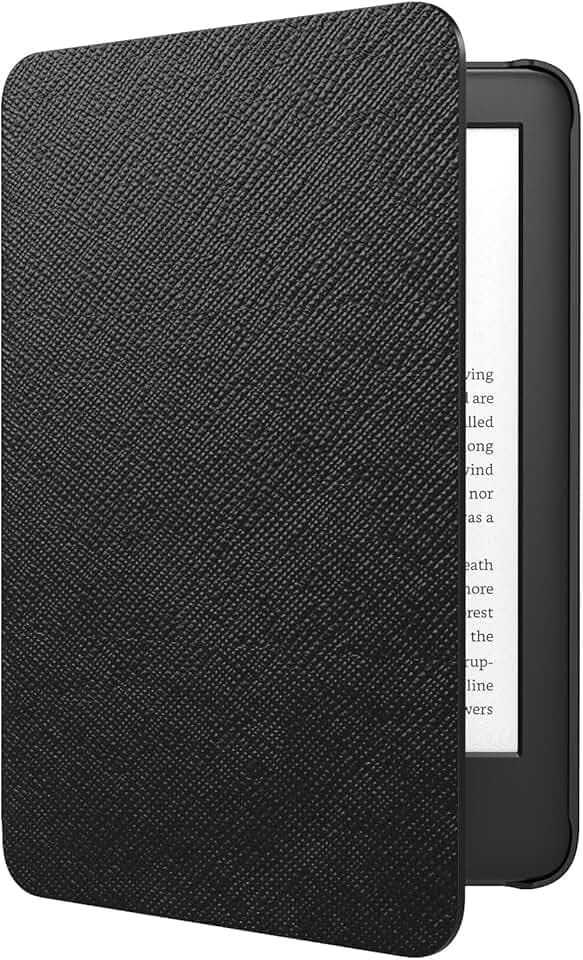 MoKo Custodia Compatibile con 6 Pollici Kindle 11a Generazione 2024/2022, Cover Leggera con Auto Sveglia/Sonno per Kindle 2024/2022 11a Gen e-Reader, Nero ClimatePartner certified