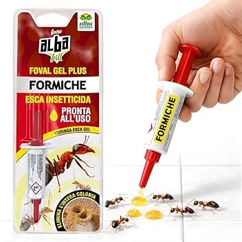 Albagarden - Insetticida Gel Formiche - Esca formiche ad Azione Ritardata Per Eliminare La Colonia - Veleno Pronto All'uso per Interni ed Esterni 5 gr
