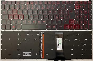 Tastiera Italiana RETROILLUMINATA per Acer Nitro 5 AN515-55 AN515-55-50Z3 AN517-52 AN517-52-5744