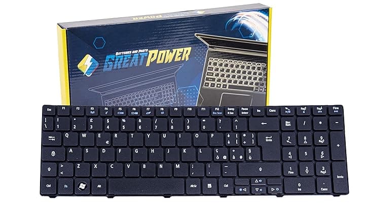 Tastiera Italiana per Acer Aspire 5741ZG 5745 5745P 5745Z 5745DG 5745PG 5750 5750G Serie