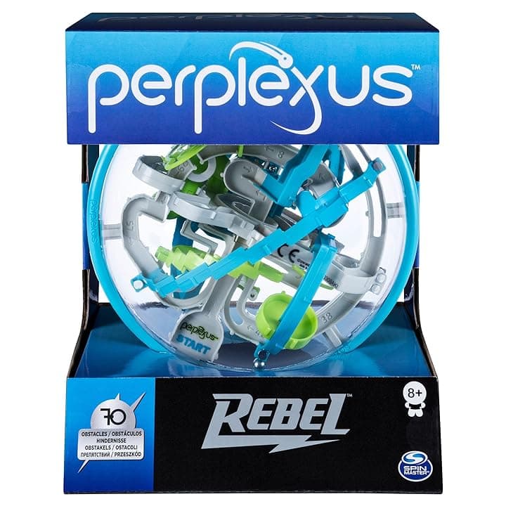 Perplexus Rebel, Il Labirinto 3D Originale, Sfera con 70 Ostacoli, Rompicapo Gioco di Abilità e Logica per Bambini 8+ Anni e Adulti
