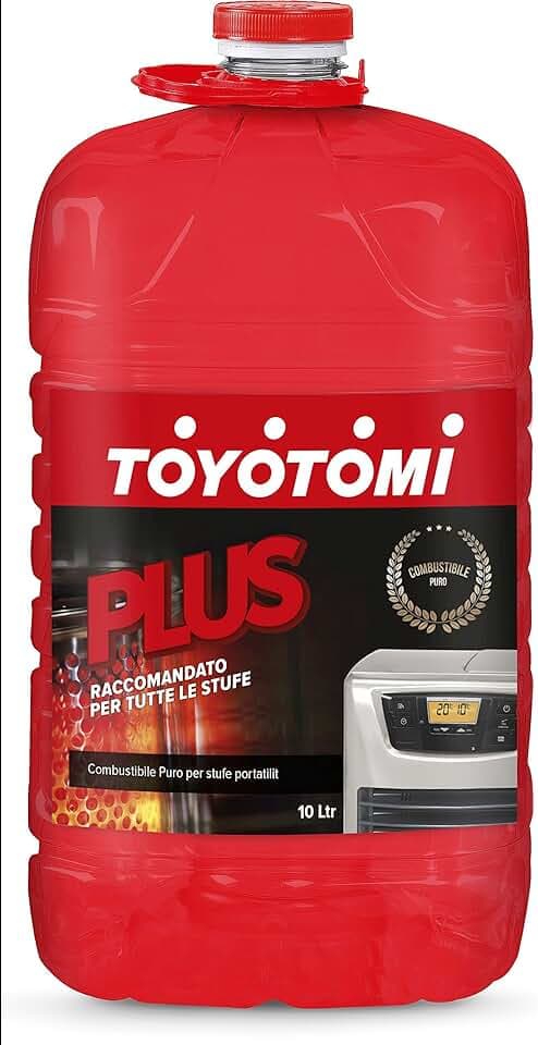Toyotomi PLUS10L Plus Inodore, Combustibile compatibile con tutte le Stufe Elettriche o Meccaniche, Eccellenza Giapponese, Maxi risparmio 10 litri