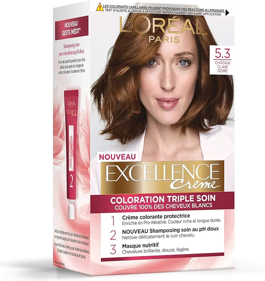 L' oréal Paris Eccellenza colorazione châtain tripla Cura