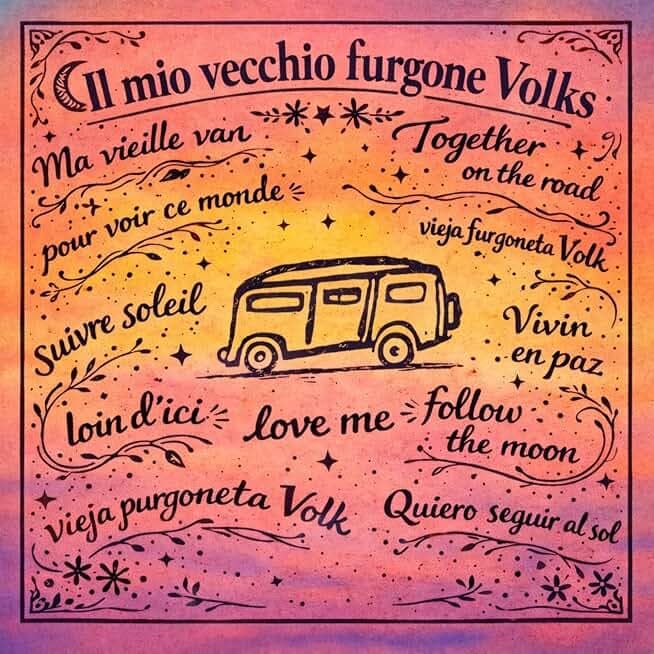 il mio vecchio furgone Volks