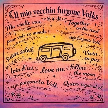 il mio vecchio furgone Volks