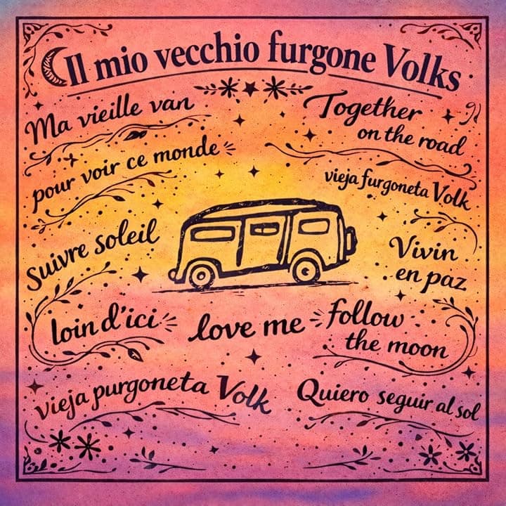 il mio vecchio furgone Volks