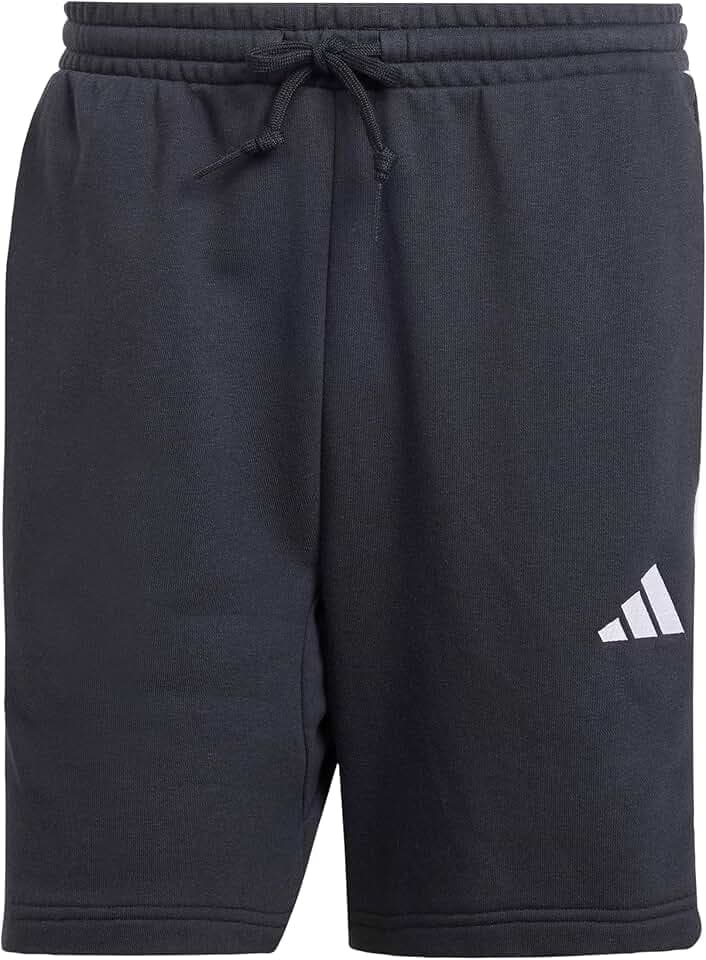 Adidas Uomo Essential Three Stripes French Terry Short