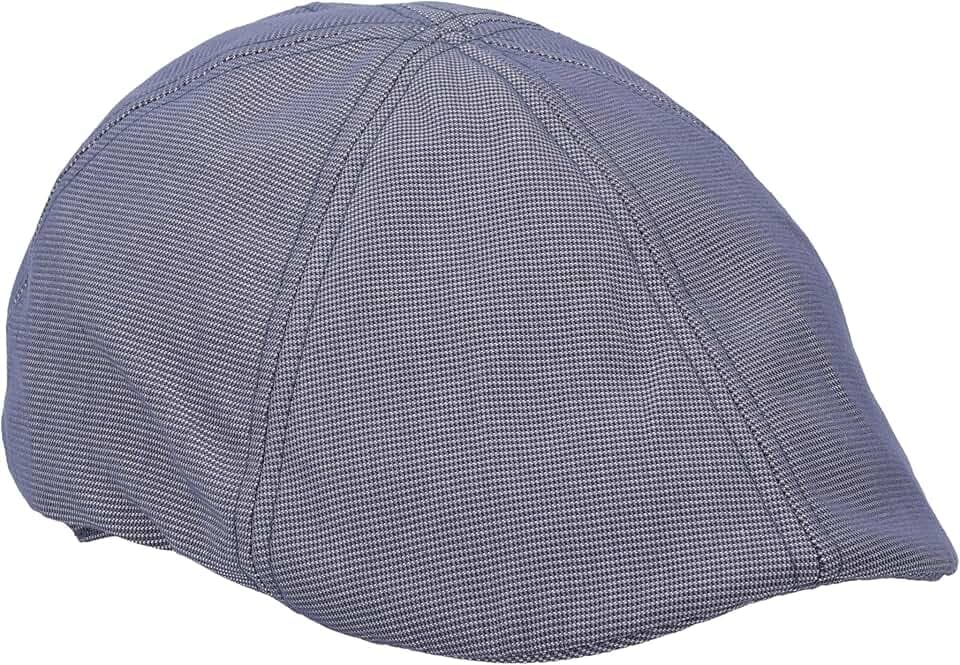 Coppola Uomo Estiva in Cotone Leggero – Berretto Stile Inglese a 6 Spicchi con Visiera Corta ed Elastico – Taglie 56, 58, 60 – Disponibile in Beige o Blu
