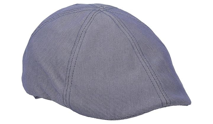 Coppola Uomo Estiva in Cotone Leggero – Berretto Stile Inglese a 6 Spicchi con Visiera Corta ed Elastico – Taglie 56, 58, 60 – Disponibile in Beige o Blu