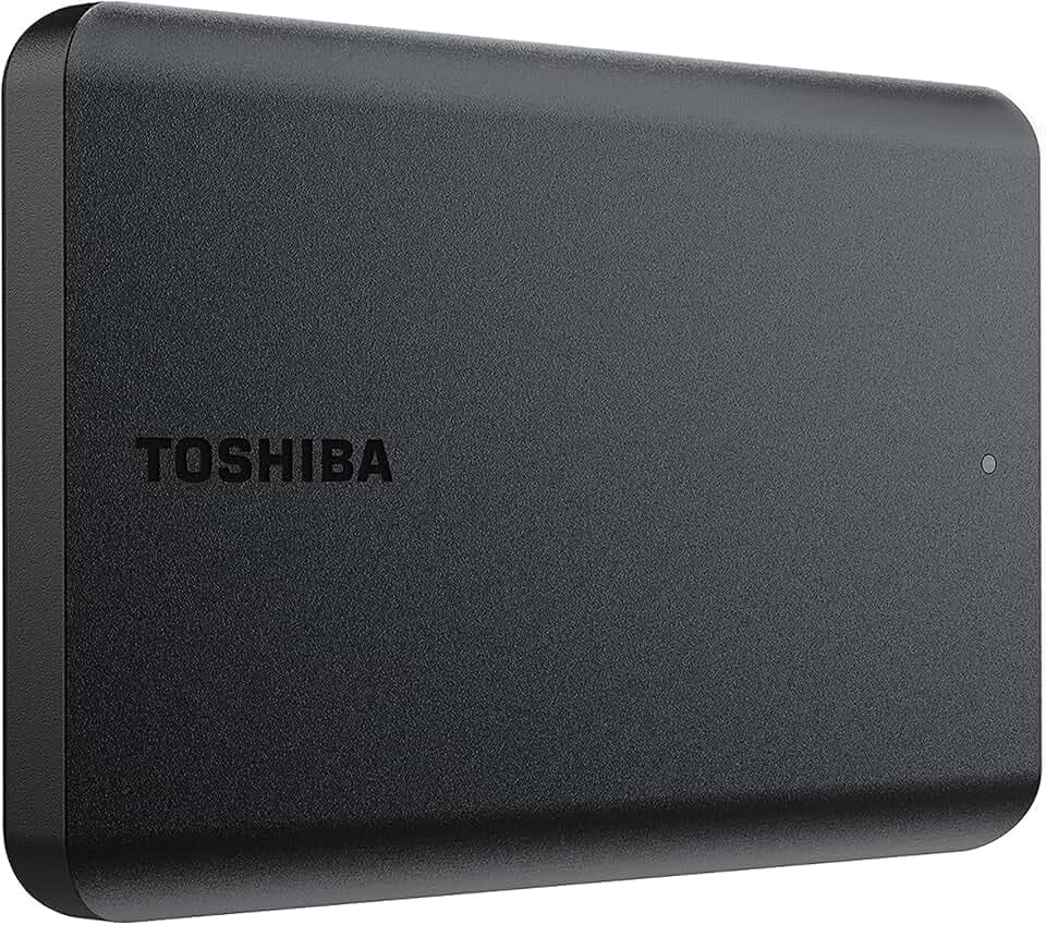 TOSHIBA Canvio Basics HDTB510XK3AA - Hard disk esterno portatile USB 3.0, 1 TB, colore: Nero