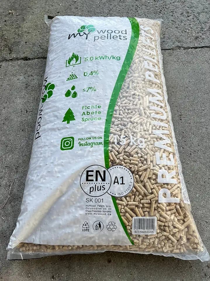 PELLET DI FAGGIO E ABETE- ALTO POTERE CALORIFICO (1 SACCO DA 15 KG)