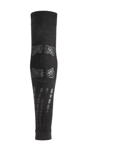 FLOKY 1pz manicotto No Strain Evolution multisport. Tennis, padel, basket. Riduce le vibrazioni, sostiene gomito ed avambraccio. Manicotto a compressione, stabilizza tendini e muscoli. Nero L-XL