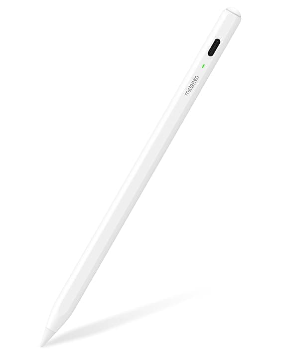 Metapen Air8 Penna per Apple iPad 2018-2026,Rifiuto Palmo,Alta Precisione ClimeCo Certified