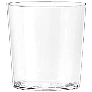 H&H – Set di 6 Bicchieri da Acqua, Vetro Ultrasottile, Trasparente, Capacità 350 ml, Eleganti, Leggeri, dal Design Minimal