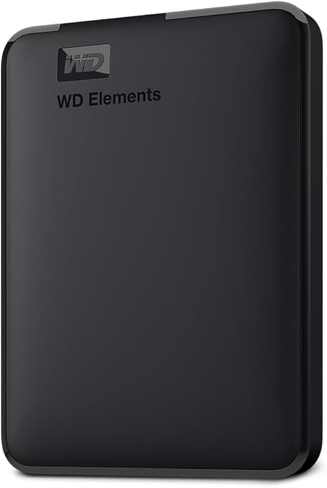WD 2TB Elements Hard Disk Esterno Portatile, USB 3.2 Gen 1 SuperSpeed/USB 3.0, Espandibilità plug-and-play, Formatto per Windows, Nero