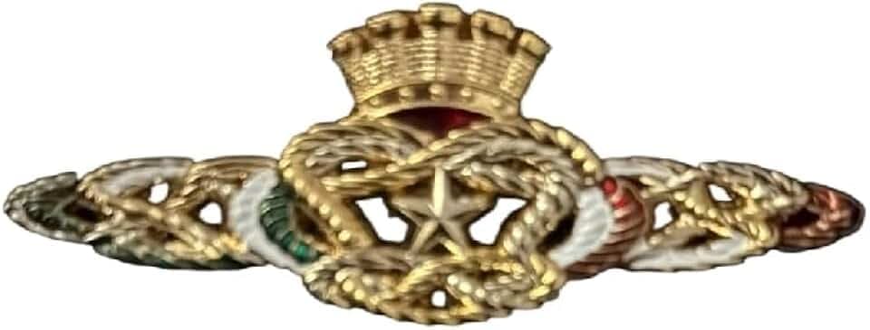miss divisa Distintivo d'Onore Personale in Congedo Forze Armate MISURA EXTRA GRANDE Fregio da Giacca per Congedati CM 8 X 3 senza astuccio - risparmio senza fronzoli -
