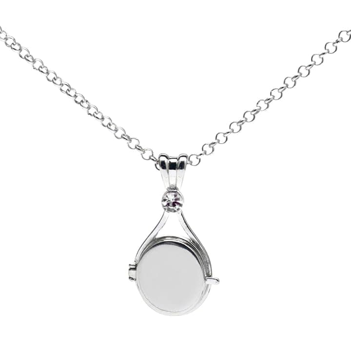 VAEIORP VAEIORP 1 Pcs Collana in Acciaio Inossidabile con Ciondolo Sirena, Medaglione Mermaid H2O, Collana Elegante per Donne e Ragazze (Bianco)