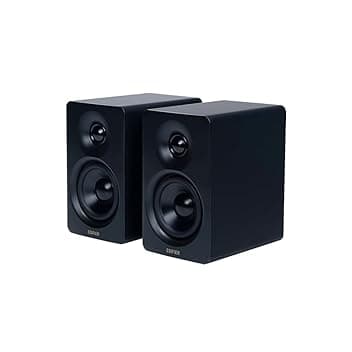 Edifier M60 Altoparlante Multimediale, Bluetooth 5.3, 66W RMS, Audio Hi-Res & Wireless, LDAC, 3" Bassi & 1" Tweeter, Ingressi USB-C & Aux, Pannello Touch Sensibile, Casse Desktop Compatto, Nero