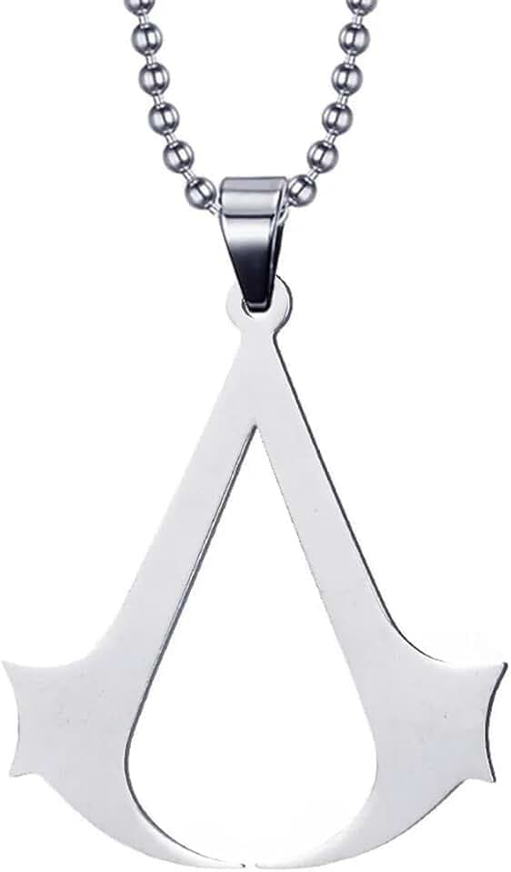 Hokech In Acciaio Inox Assassin Syndicate Creed Ciondolo Gioco Film Anime Cosplay Collana Uomini Gioielli Bambini Regalo