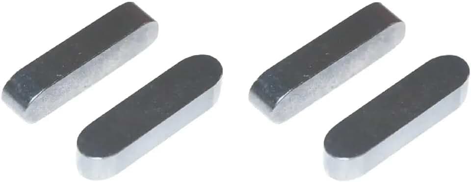 cyclingcolors 4x Chiavetta trattorino tosaerba trattore tagliaerba alberi di trasmissione mozzo lama, 4x4x20mm