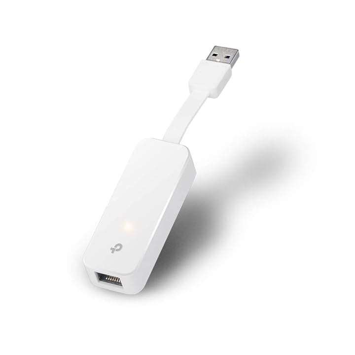 TP-Link UE300 Adattatore da USB 3.0 a Gigabit Ethernet, Porta USB 3.0, Porta RJ45 10/100/1000 Mbps, Design Pieghevole e Portatile, Plug & Play, Windows 11/10, MAC OS, Chrome OS, Linux OS