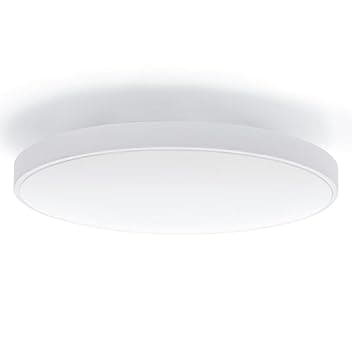 M Ledme - Plafoniera a LED 30W, Lampada da soffitto per bagno IP44, 3.000 lumen, Luce colore neutro (4500K) per bagno, cucina, balcone