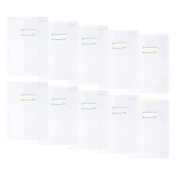 Favorit, Colibì Copertine Quaderni A4 Trasparenti con Etichetta, 10 Pezzi, Prodotto Bio