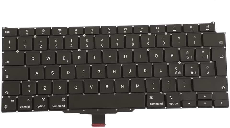 Laptop IT Tastiera Italiana per MacBook Air 13" M1 A2337 Kit Tastiera IT Layout 2020 Anno EMC 3598