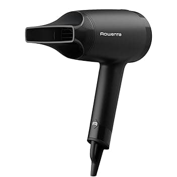 Rowenta Express Style Asciugacapelli, potente, pulsante aria fredda, 2 impostazioni di velocità/temperatura, concentratore per una piega precisa, design compatto e ultraleggero, nero, CV1801