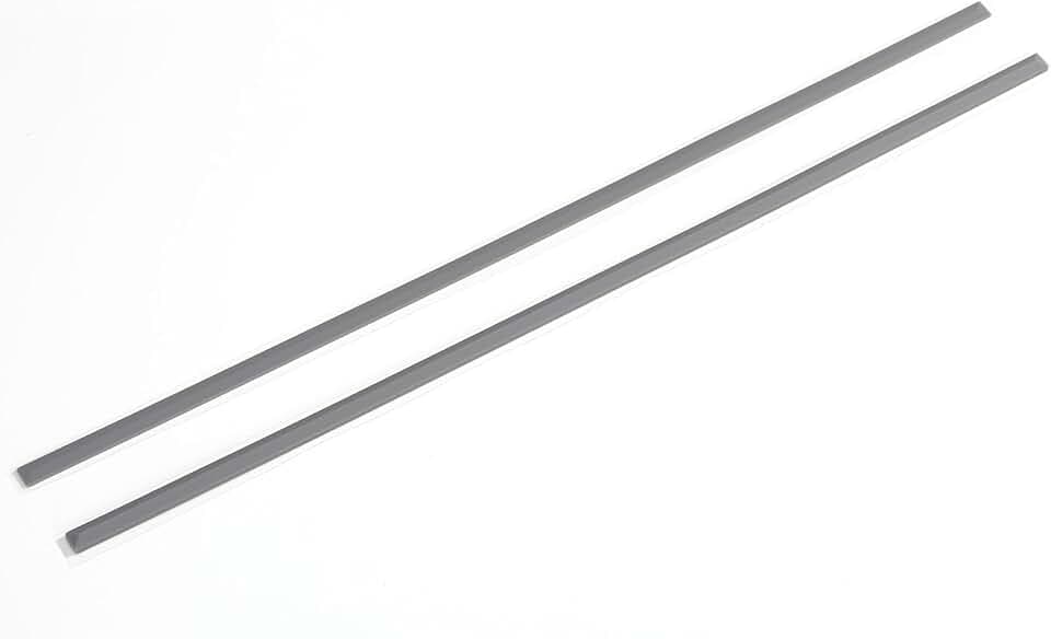2pz Strisce Piedini in Gomma Sostitutive per HP Laptop, 29,5x0,6cm Antiscivolo Fondo Paracolpi Piedini Pads per HP 15-DY 15T-DY 15-EF 15-ER 15-FR 15S-FQ TPN-Q222 Q230 Serie (Grigio)