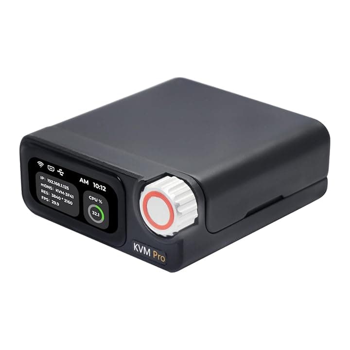 youyeetoo Sipeed NanoKVM Pro – 4K KVM over IP per la gestione remota dei server, ATX Power Control, WiFi6, HDMI Loop-Out, accesso a livello BIOS, compatibile con Pi-KVM (striscia LED senza Screen-Sync