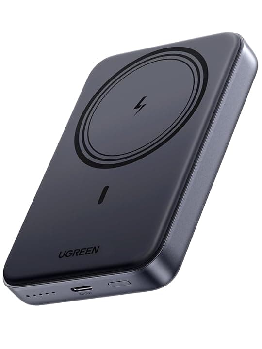 UGREEN Nexode Power Bank Magnetico 10000mAh, Caricatore Portatile Wireless con 20W USB C Ricarica Rapida PD QC 3.0, Compatibile con iPhone 17 Pro Max Air 16 15 14 13 12 Mini Plus Pro Max (Nero) ClimatePartner certified