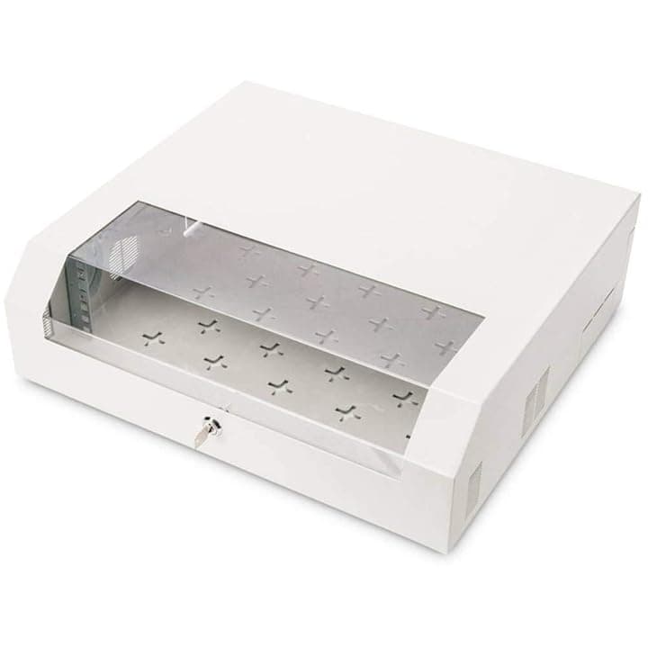 Digitus Armadio Di Rete 19 Pollici 3 U + 2 U - Montaggio Orizzontale A Parete - Compatto - Portata 30 Kg - Grigio