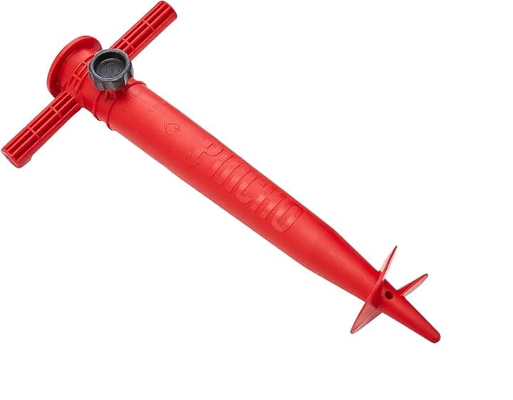 Porta Ombrellone da Spiaggia - PINCHO - Supporto per Ombrellone da Spiaggia, Picchetto Sabbia, Trivella per Arena, Ancoraggio Antivento con Vite Regolabile 35 mm - 31 cm, Leggero e Portatile