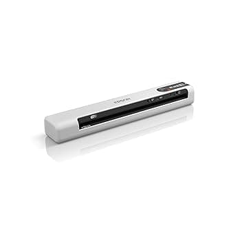 Epson Workforce DS-80W scanner A4 portatile WiFi e batteria, velocità 4 sec a pagina in b/n e colore, peso soli 300 gr, Supporta Scansione Supporti Plastificati