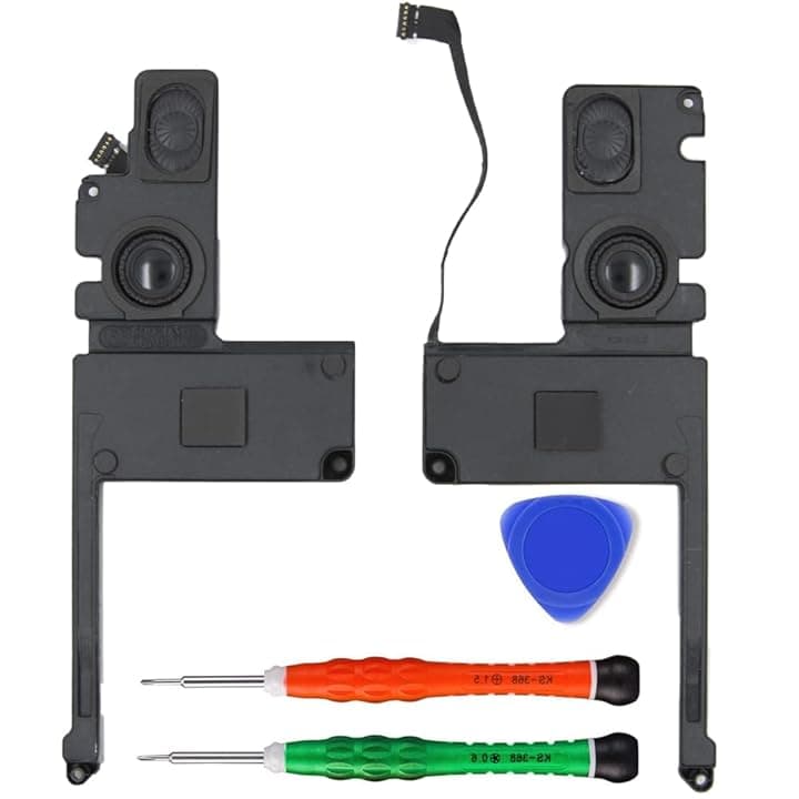 MMOBIEL Set di altoparlanti sinistro e destro di ricambio compatibile con MacBook Pro 15" Retina A1398 No. 609-0336-A 2012-2015