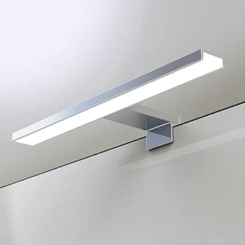 30 cm LED lampada da specchio per bagno 7W 490 lumen 230 volt bianco caldo 3000K alluminio completo 3in1 luce per impermeabile IP44