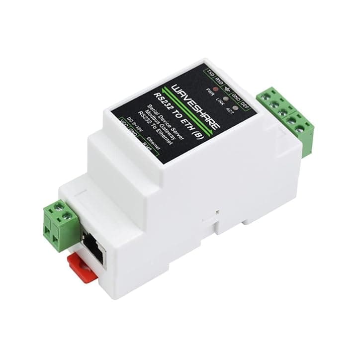 Convertitore da RS232 a Ethernet TCP/IP - Server seriale industriale, gateway Modbus, gateway MQTT, RS232 a JSON - Scheda madre Micro-ATX piccola