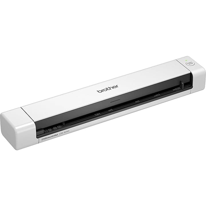 Brother DS640 | Scanner Portatile A4 | 15 ppm | Autoalimentato Tramite USB