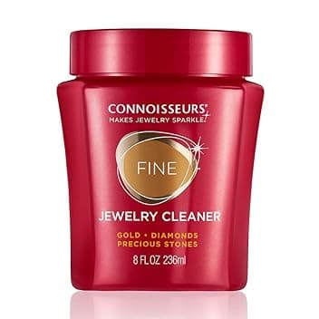 Connoisseurs Connoisseurs Pulizia Gioielli | Pulitore Gioielli in Oro | Pulizia Orologi | Lucidante oro per Collane & Gioielli Preziosi 236ml | Lucida e Protegge